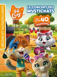 44 Chats-Mon livre d'autocollants