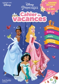 Disney - Princesses - De la Grande Section au CP - Cahier de vacances 2024