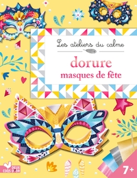 Masques à dorer - pochette avec accessoires