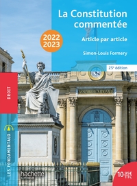 FONDAMENTAUX  - LA CONSTITUTION COMMENTEE 2022-2023