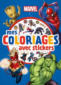 MARVEL - Mes coloriages avec stickers - Disney