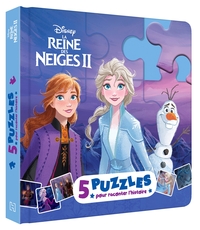 LA REINE DES NEIGES 2 - MON PETIT LIVRE PUZZLE - 5 PUZZLES 9 PIECES - DISNEY