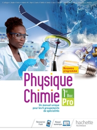 Physique Chimie 1re Bac Pro, Livre de l'élève