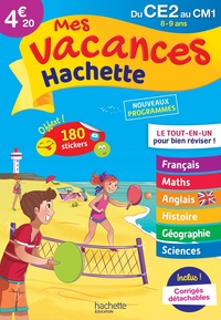 MES VACANCES HACHETTE - DU CE2 AU CM1 - CAHIER DE VACANCES 2022