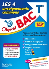 Objectif BAC Les 4 enseignements communs Terminale