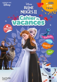 Disney - La Reine des Neiges - Du CE1 au CE2 - Cahier de vacances 2024