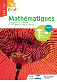 Mathématiques - Calao Tle STI2D, STL, Livre de l'élève