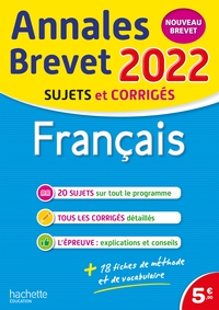 ANNALES BREVET 2022 FRANCAIS