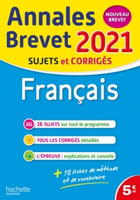 Annales Brevet 2021 Français