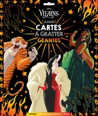 DISNEY -  Les Ateliers Disney - Mes cartes à gratter géantes - Vilains