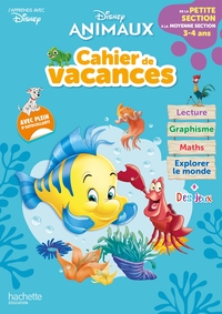 Disney Animaux - De la Petite à la Moyenne Section - Cahier de vacances 2024