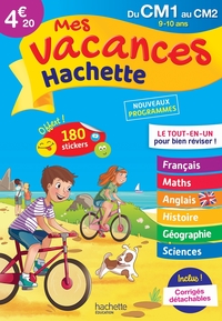 MES VACANCES HACHETTE - DU CM1 AU CM2 - CAHIER DE VACANCES 2022