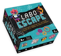 Labo Escape - boîte avec cartes et accessoires