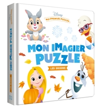 DISNEY BABY - Mes Premiers Pas - Les saisons - Imagier Puzzle 4 pièces