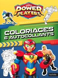 Power Players- Coloriages et Autocollants