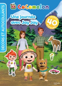 COCOMELON - DECORS ET AUTOCOLLANTS - UNE JOURNEE AVEC JAY JAY