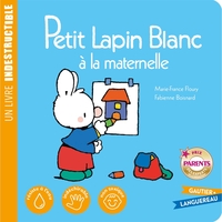 PETIT LAPIN BLANC A LA MATERNELLE