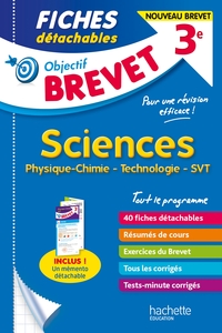 OBJECTIF BREVET - FICHES SCIENCES