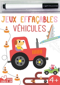 JEUX EFFACABLES - VEHICULES - AVEC UN FEUTRE EFFACABLE