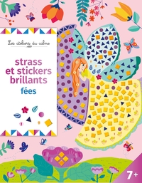 Strass et stickers brillants fées - pochette avec accessoires