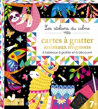 Cartes à gratter animaux mignons