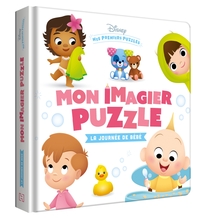 DISNEY BABY - Mes Premiers Puzzles - La journée de bébé - Imagier Puzzle 4 pièces