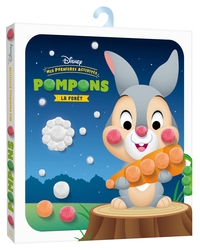 DISNEY BABY - Pochette Mes Premières Activités - Les Animaux de la forêt - Pompons