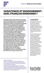 Collection F - Variation(s) et enseignement : quel français enseigner ?