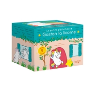 LA PETITE BIBLIOTHEQUE GASTON 2 AVEC 5 LIVRES