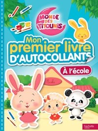 Titounis - Mon premier livre d'autocollants - À l'école