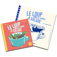 LOUP DANS LE PANIER A SALADE (+CD +braille/gros caractères)