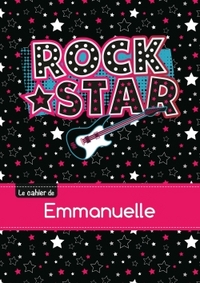 Le cahier d'Emmanuelle - Blanc, 96p, A5 - Rock Star