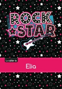 Le cahier d'Elia - Petits carreaux, 96p, A5 - Rock Star
