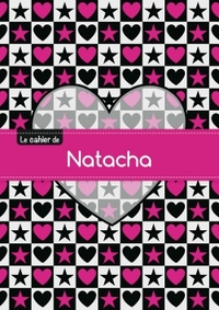 CAHIER NATACHA BLANC,96P,A5 CoeURETETOILE