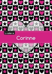 Le cahier de Corinne - Blanc, 96p, A5 - C ur et étoile