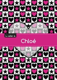 Le cahier de Chloé - Blanc, 96p, A5 - C ur et étoile