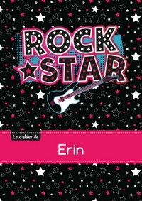 Le cahier d'Erin - Petits carreaux, 96p, A5 - Rock Star