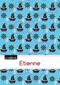Le cahier d'Etienne - Petits carreaux, 96p, A5 - Pirates