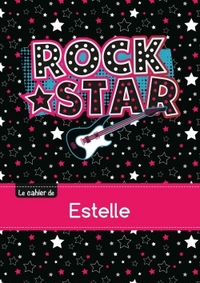 Le cahier d'Estelle - Petits carreaux, 96p, A5 - Rock Star