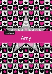 Le cahier d'Amy - Blanc, 96p, A5 - Étoile et c ur