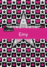 Le cahier d'Emy - Blanc, 96p, A5 - Étoile et c ur