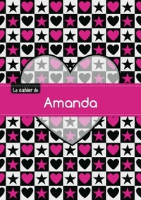 Le cahier d'Amanda - Blanc, 96p, A5 - C ur et étoile