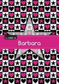 Le cahier de Barbara - Petits carreaux, 96p, A5 - Étoile et c ur