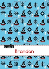 Le cahier de Brandon - Blanc, 96p, A5 - Pirates