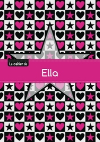 Le cahier d'Ella - Petits carreaux, 96p, A5 - Étoile et c ur