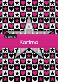 Le cahier de Karima - Blanc, 96p, A5 - Étoile et c ur