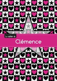 Le cahier de Clémence - Blanc, 96p, A5 - Étoile et c ur