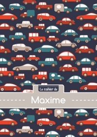 CAHIER MAXIME BLANC,96P,A5 VOITURES