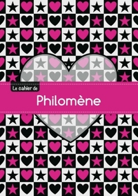 CAHIER PHILOMENE BLANC,96P,A5 CoeURETETOILE