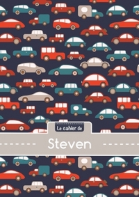 CAHIER STEVEN BLANC,96P,A5 VOITURES